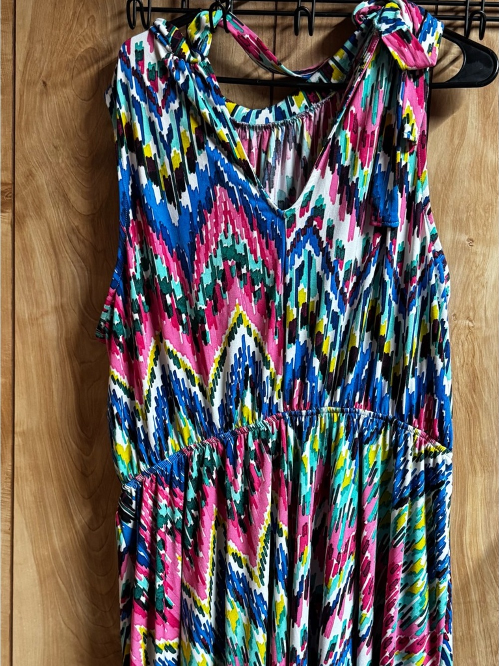 Vibrant Multicolor Chevron Romper